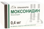 Моксонидин, табл. п/о пленочной 0.4 мг №90