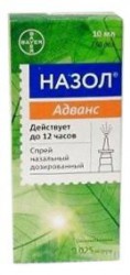 Назол Адванс, спрей наз. дозир. 0.025 мг/доза 10 мл (150 доз) №1