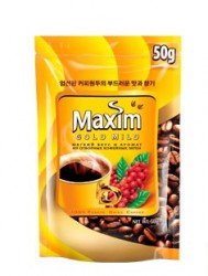 Кофе, Maxim (Максим) 50 г Голд мягк. упак.